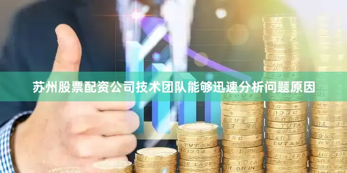 苏州股票配资公司技术团队能够迅速分析问题原因