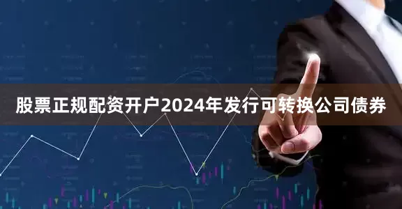 股票正规配资开户2024年发行可转换公司债券